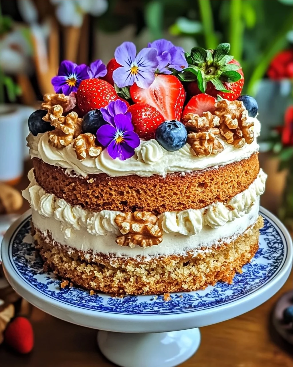 Ahorn-Walnuss-Kuchen für den perfekten Frühling