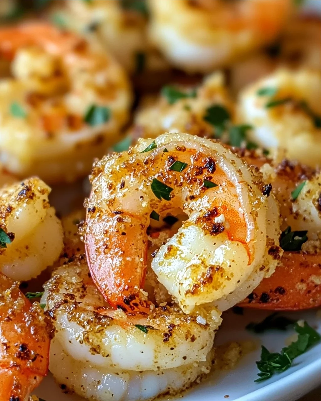 Air Fryer Knoblauch Parmesan Garnelen