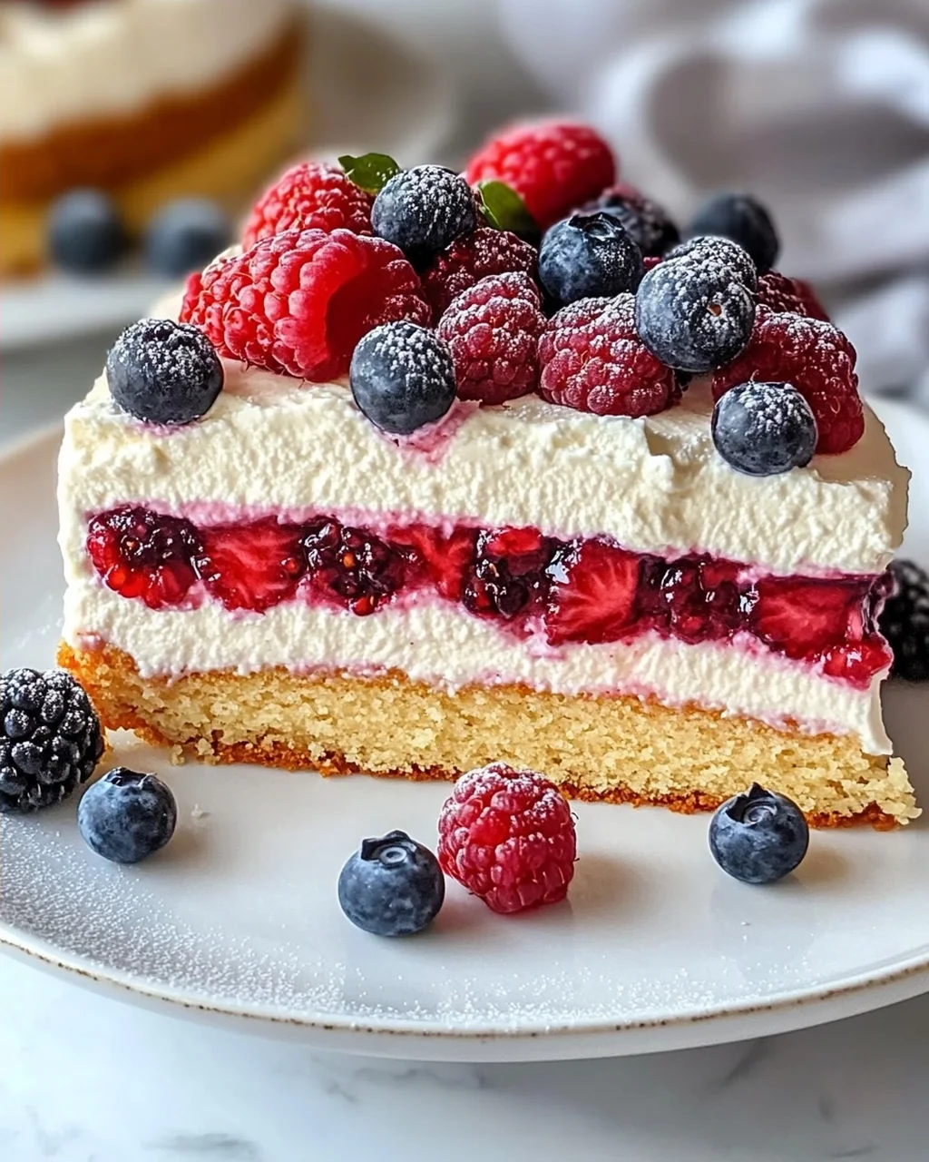 Beeren Käsesahne Torte