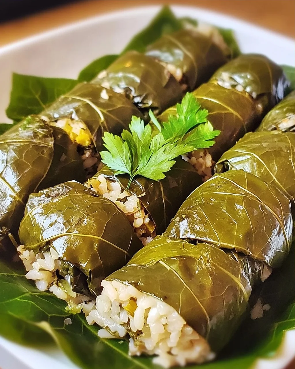 Dolmades: Einfache gefüllte Weinblätter aus Griechenland