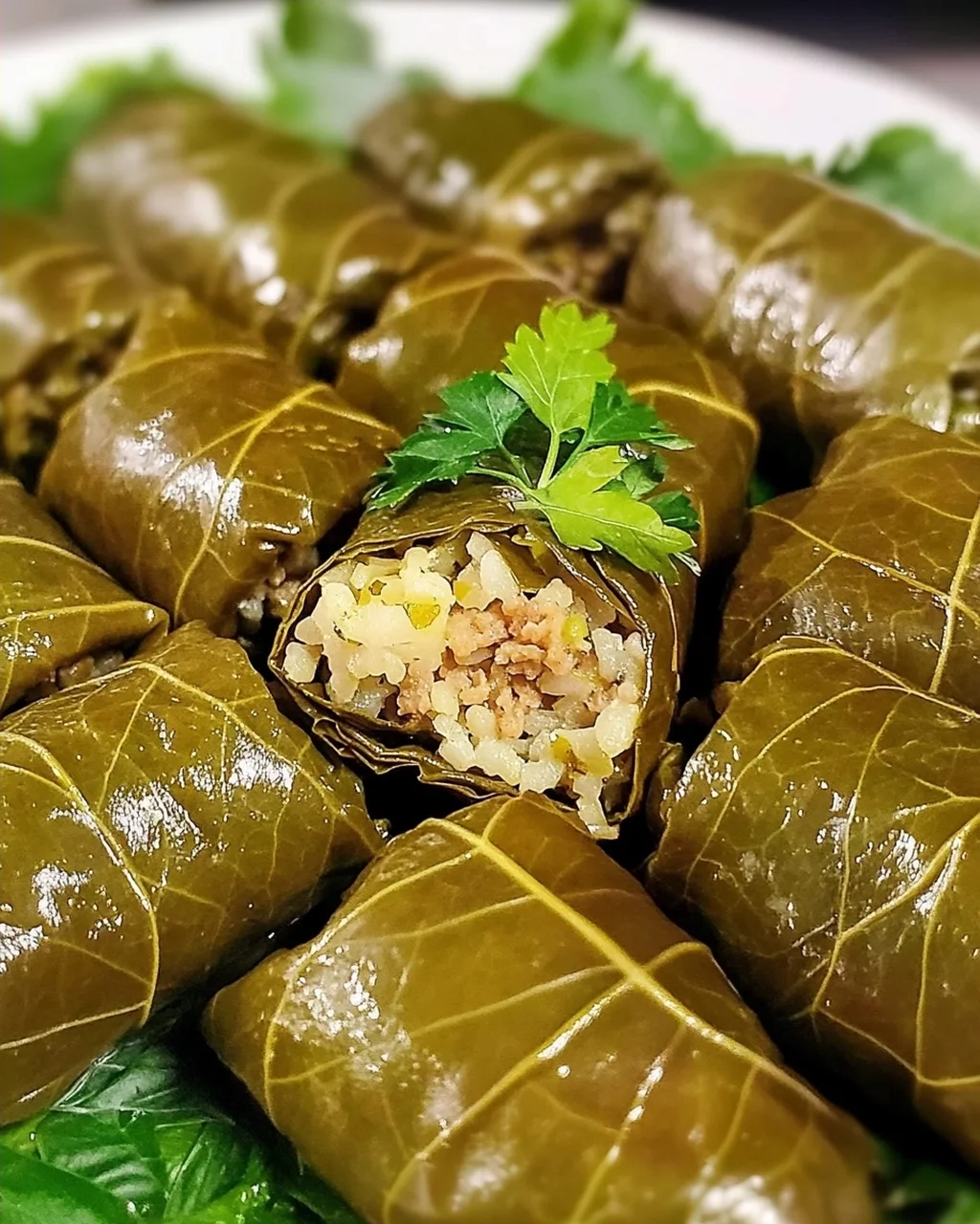 Dolmades: Einfache gefüllte Weinblätter aus Griechenland