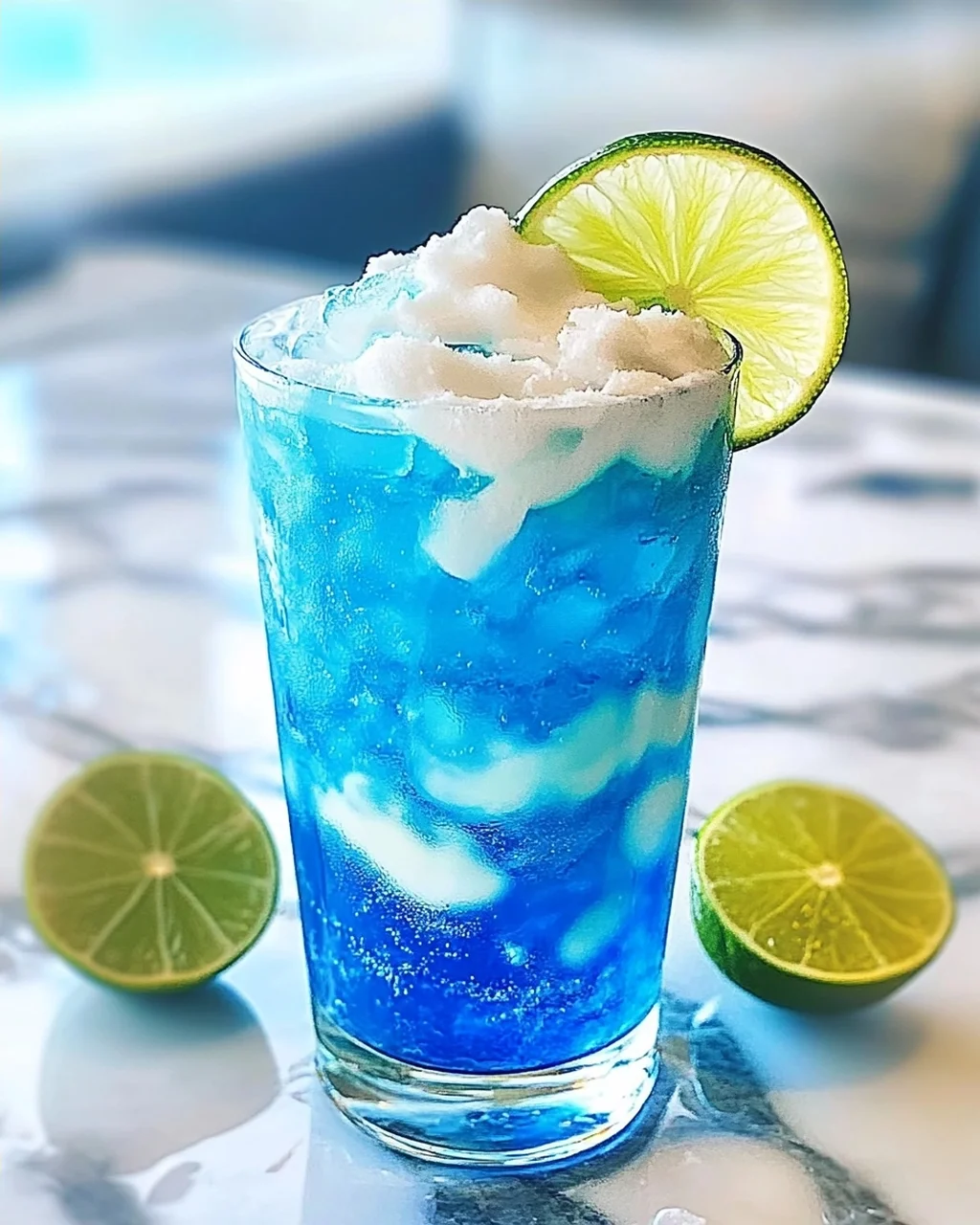 Elektrische Limette Schmutziges Soda für den Sommer