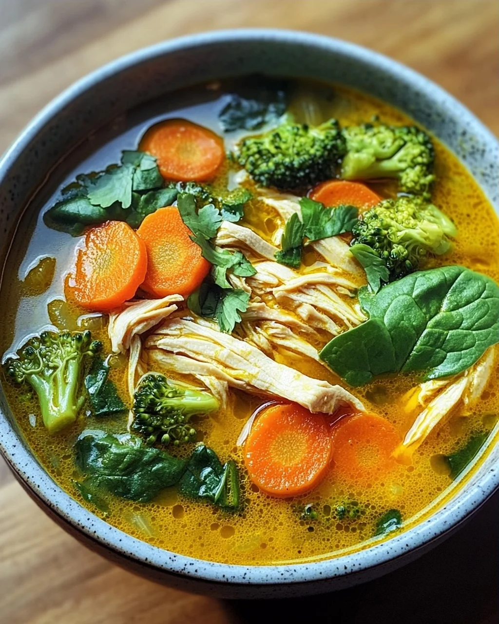 Entzündungshemmende Kurkuma-Hühnersuppe