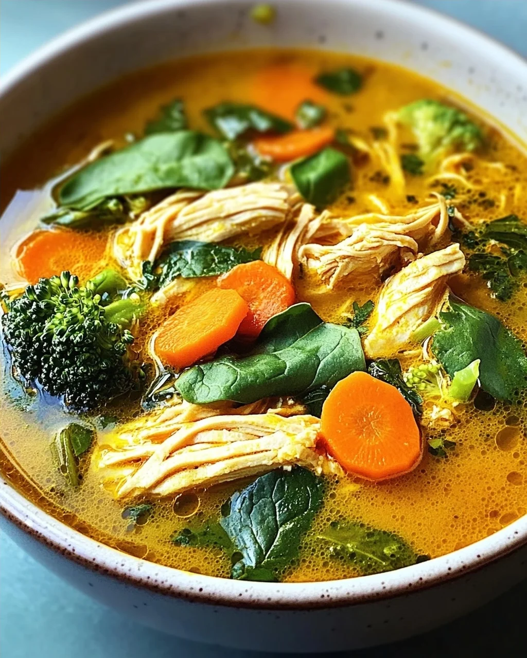 Entzündungshemmende Kurkuma-Hühnersuppe