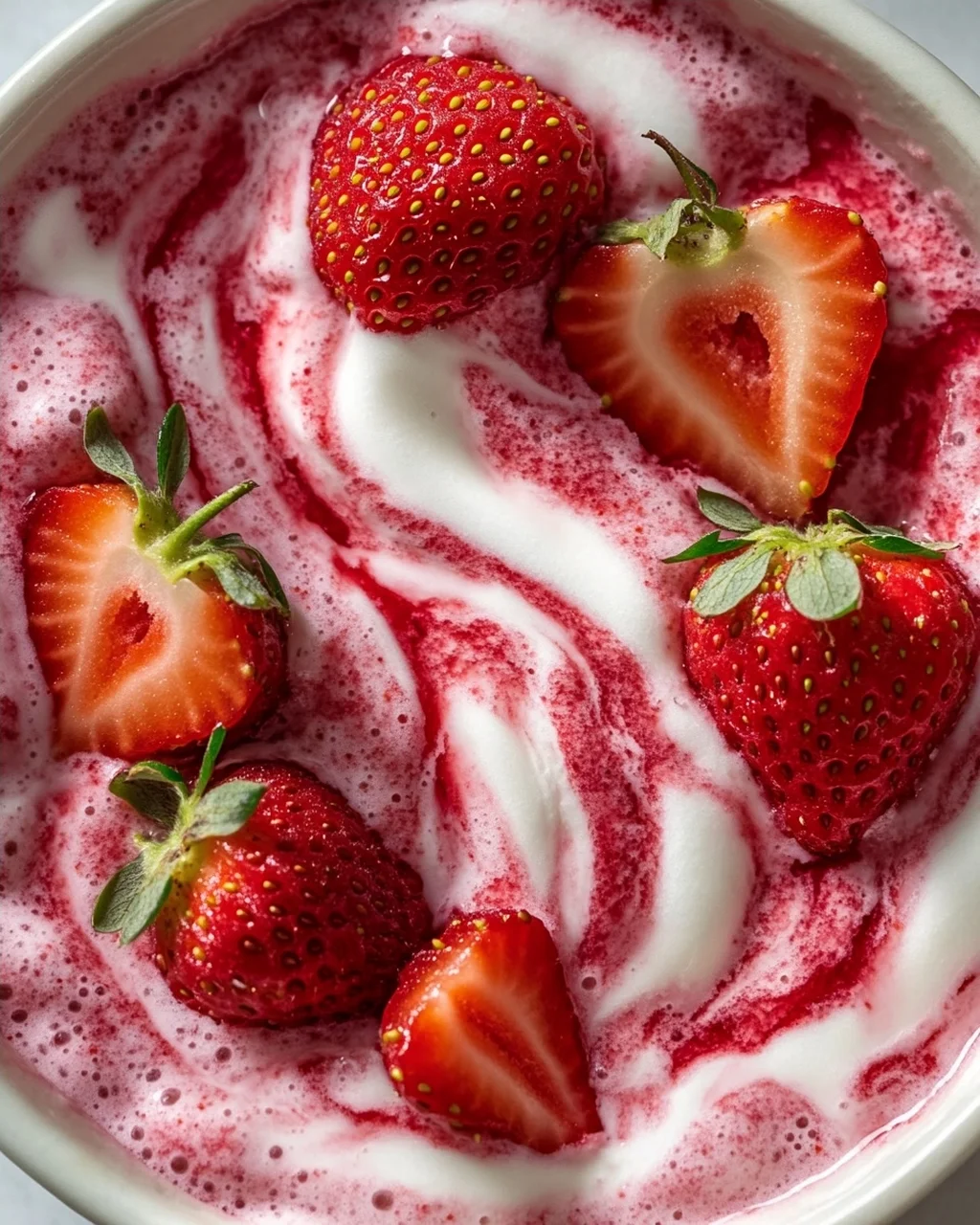 Erdbeer Swirl Smoothie Bowl: Das ultimative Sommer-Rezept