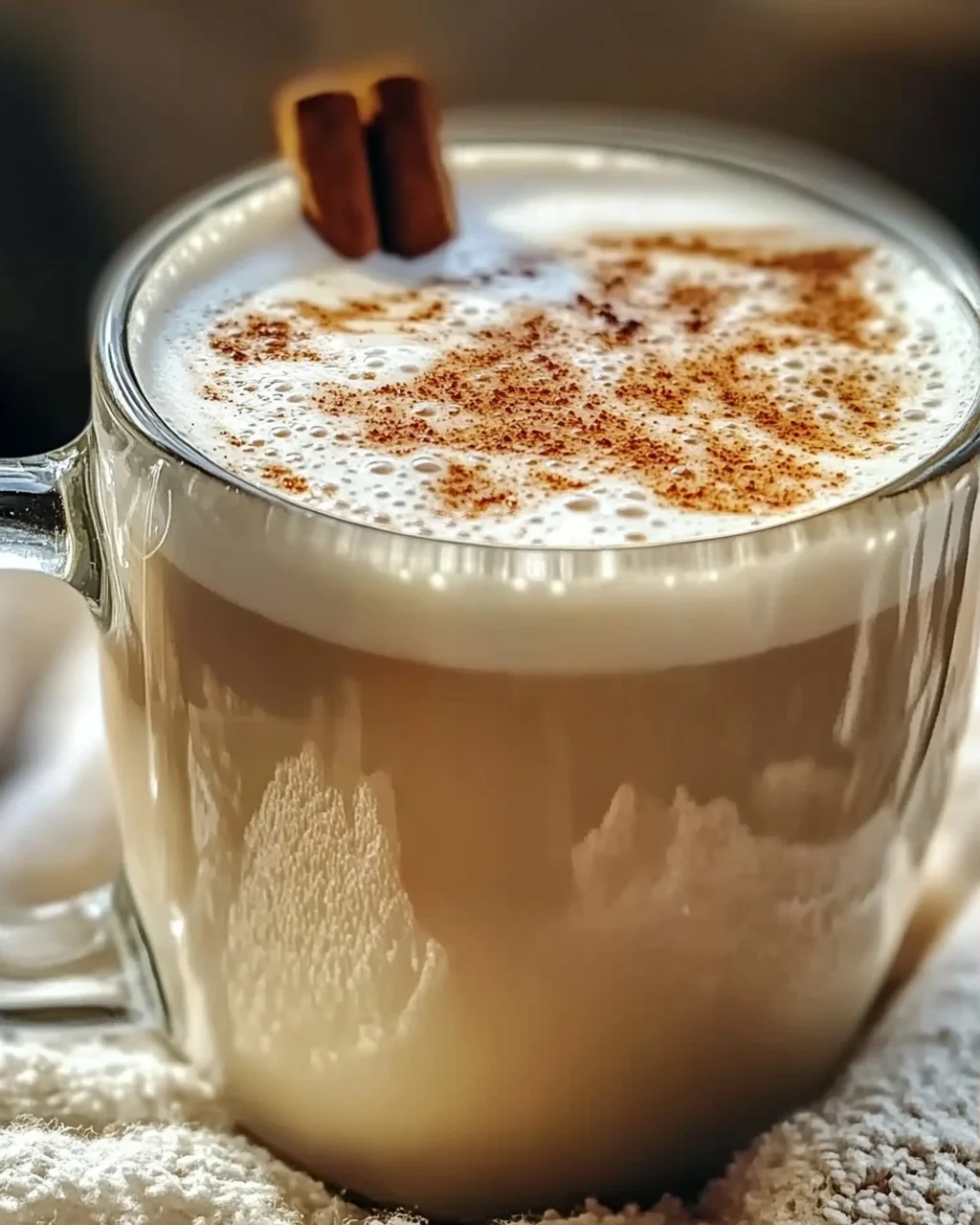 Genieße den perfekten Vanille Zimt Milchtee