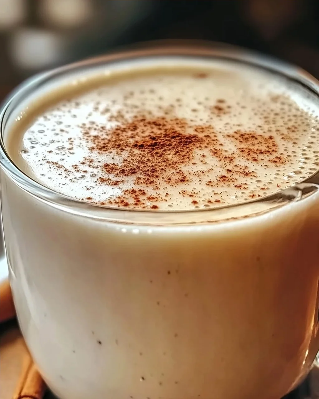 Genieße den perfekten Vanille Zimt Milchtee