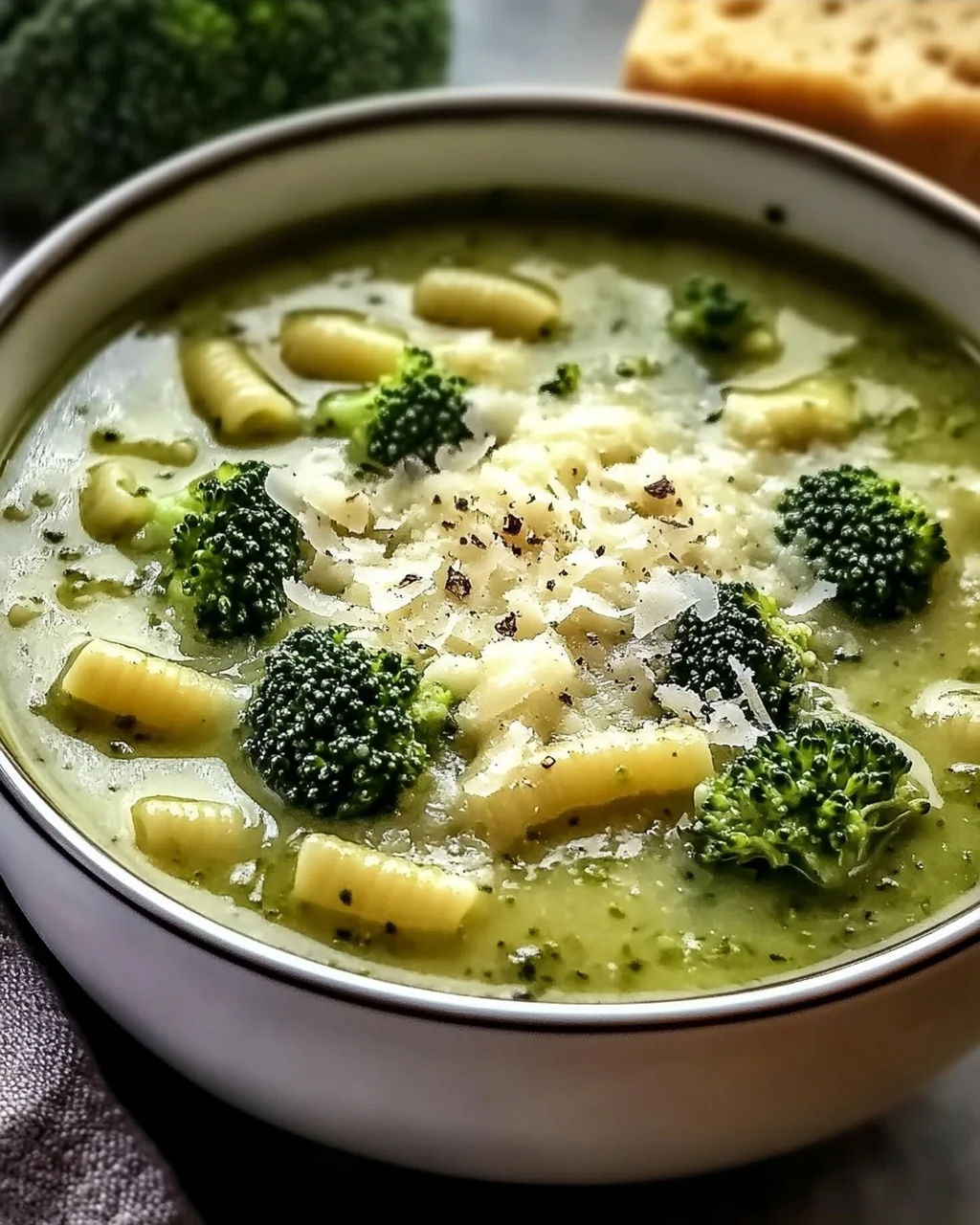 Italienische Brokkolisuppe für gemütliche Abende