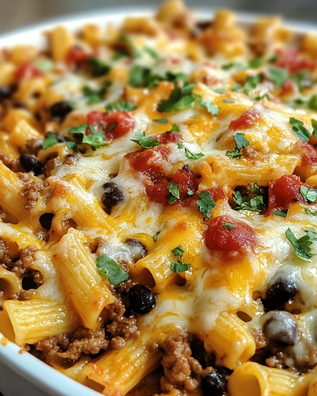 Käse-Taco-Stick-Pasta-Auflauf
