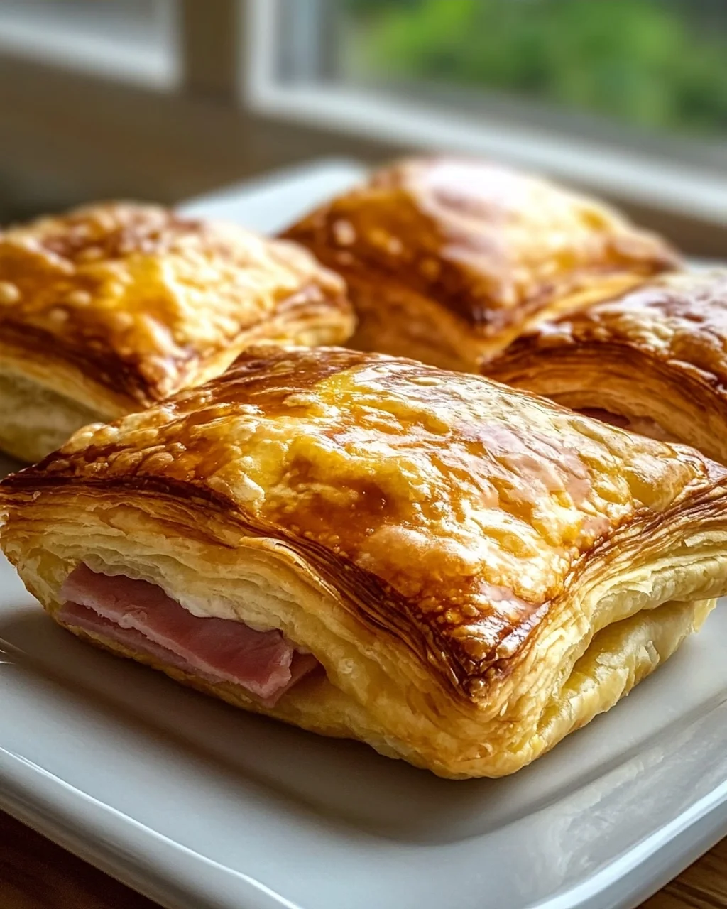Klassische Rinderschinken Käse Blätterteigtaschen: Lecker & Schnell