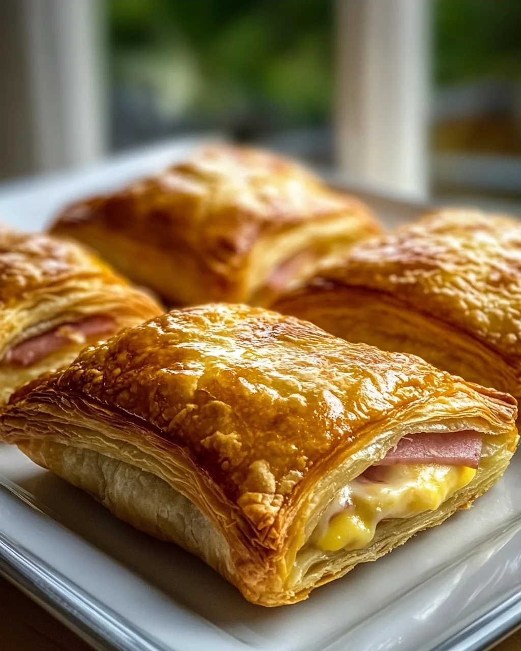 Klassische Rinderschinken Käse Blätterteigtaschen: Lecker & Schnell