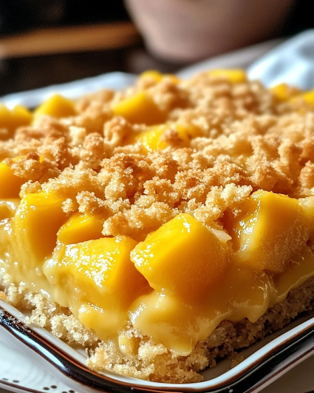 Mango-Streuselkuchen: Der perfekte Sommerschmaus