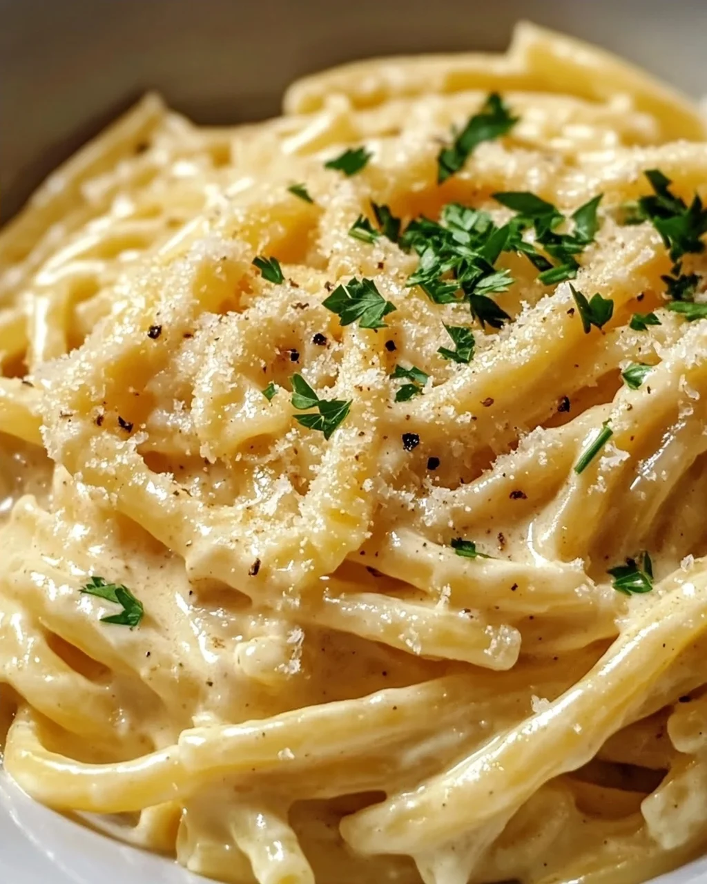 One Pot Cremige Knoblauch Pasta