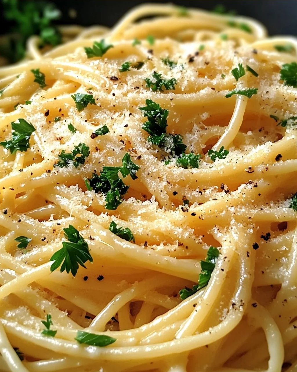 One Pot Knoblauch Käse Pasta