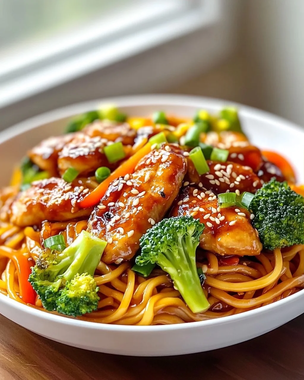 Sticky Garlic Chicken Noodles – Das ultimative Rezept!