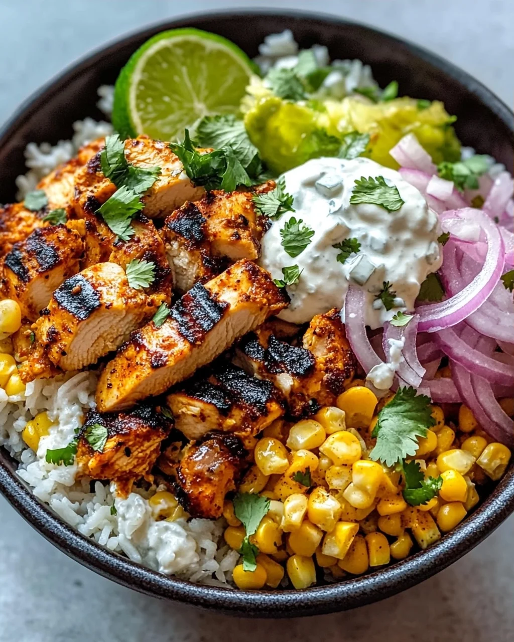 Tasty Street Corn Chicken Bowl