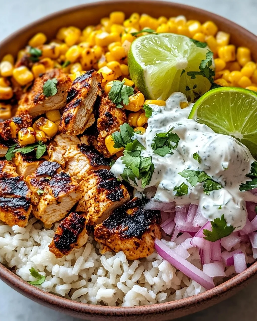 Tasty Street Corn Chicken Bowl