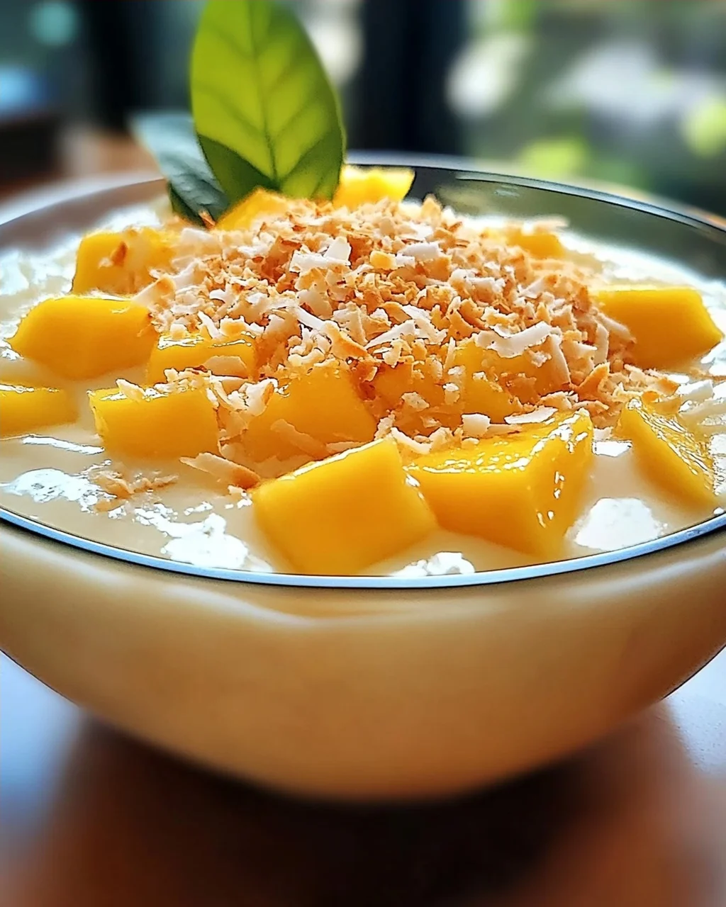 Thailändischer Kokosnuss-Pudding: Cremig und Lecker