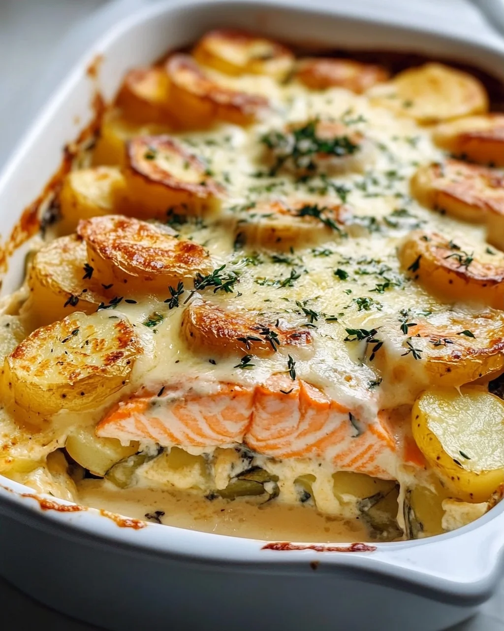 Zarter Lachs Auflauf mit Kartoffeln – Einfach und Lecker!