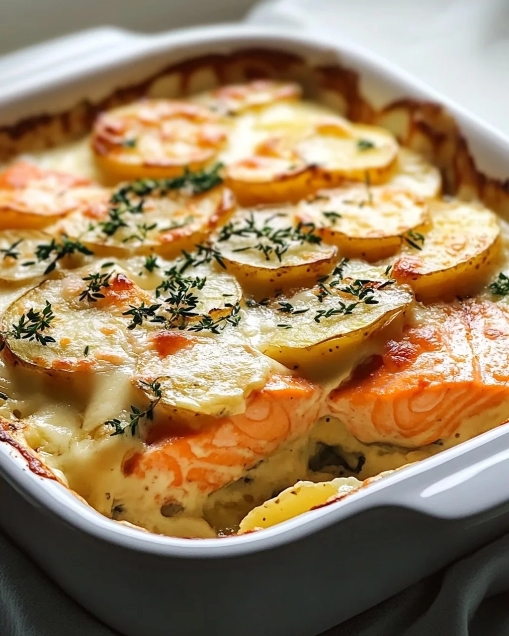 Zarter Lachs Auflauf mit Kartoffeln – Einfach und Lecker!