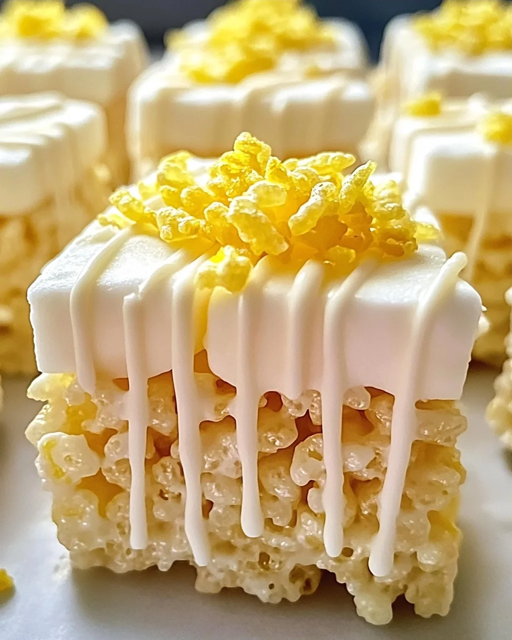 Zitronen Rice Krispy Leckerbissen für jeden Anlass