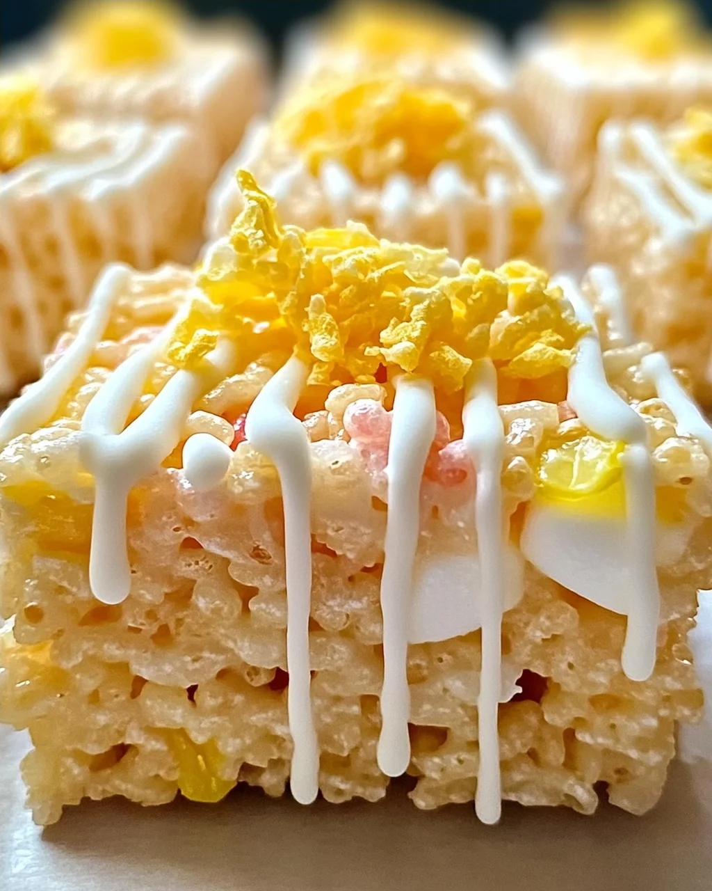 Zitronen Rice Krispy Leckerbissen für jeden Anlass