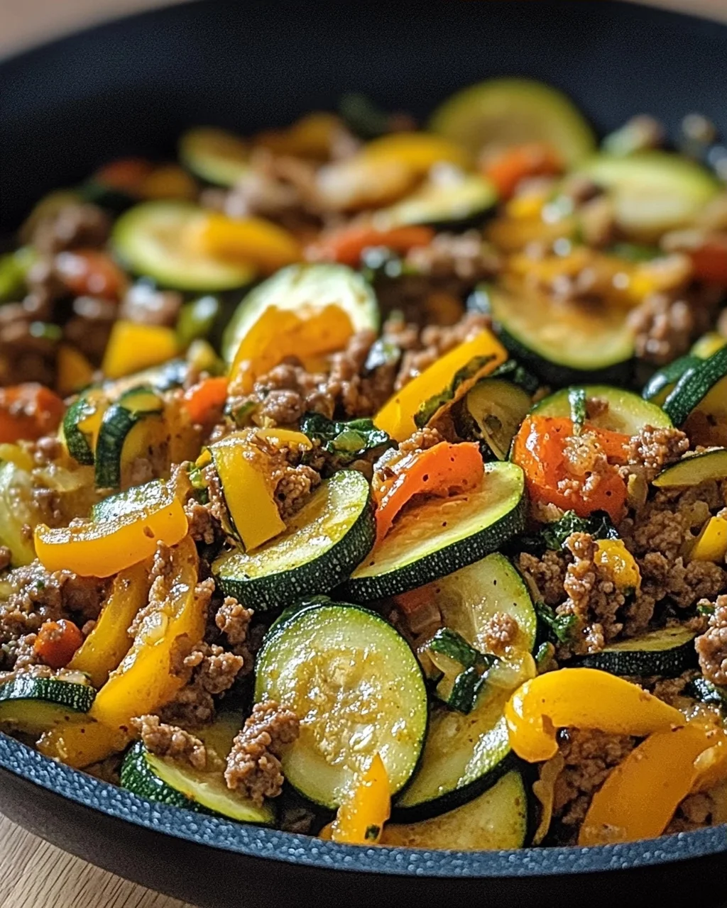 Zucchini-Hack-Pfanne